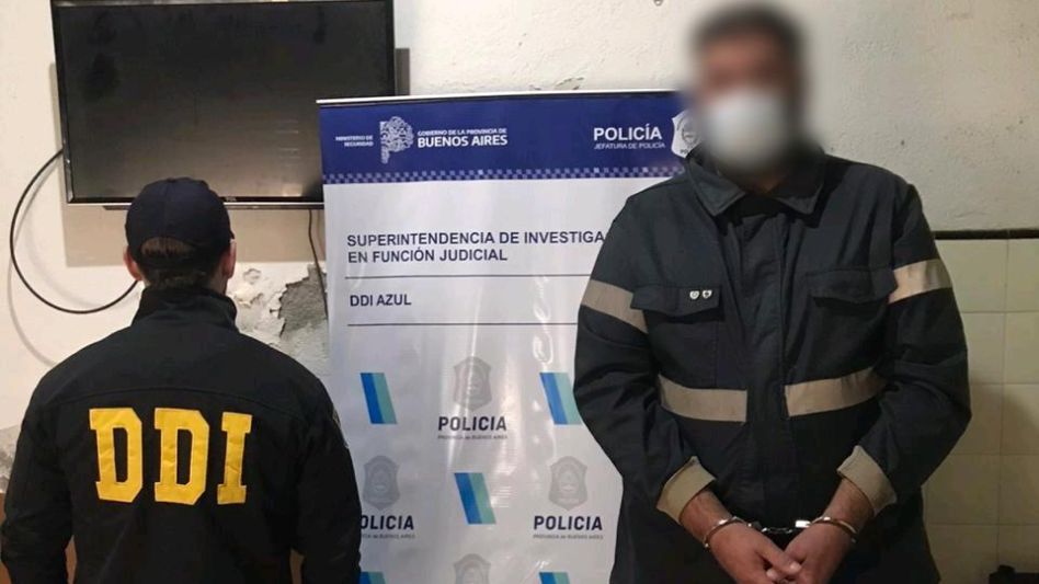 Raúl Alfredo Lattanzi al momento de ser detenido, en julio del 2020.
