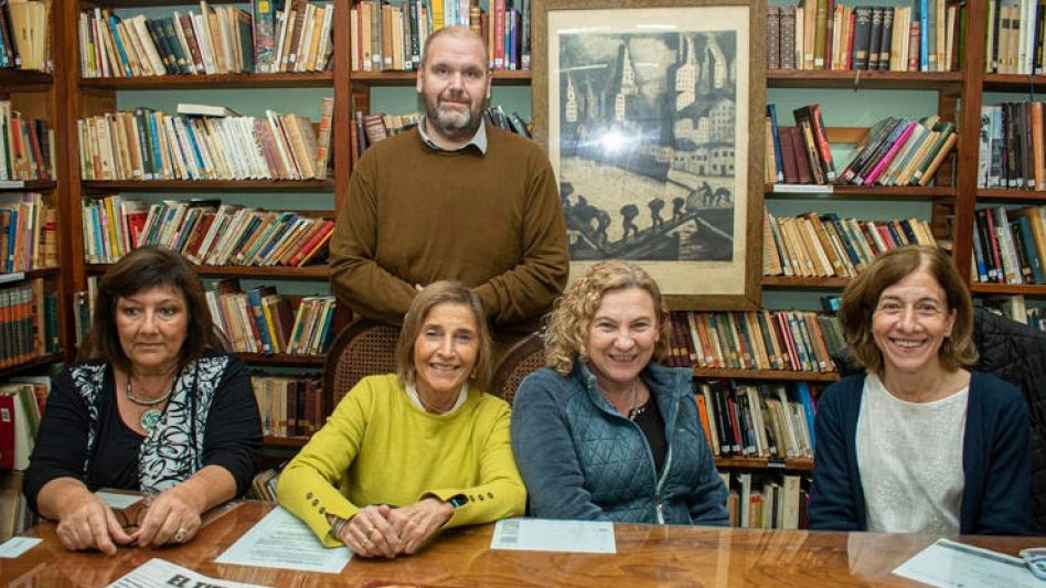 Gabriel Eilers, Sara Fusaro, Susana Uriarte, Sandra Adam y Celeste Mayor. FOTO: NACHO CORREA