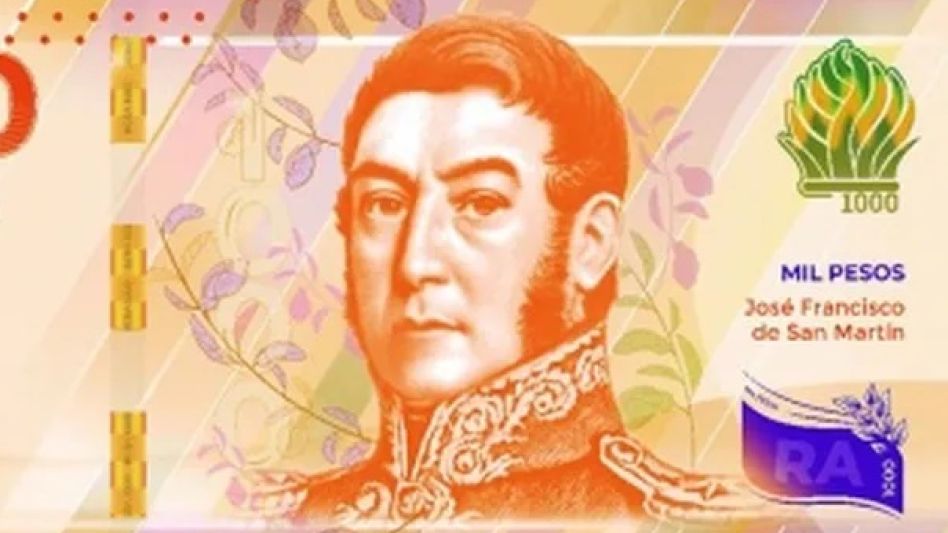 Lanzan un billete de $1.000 con San Martín: cuándo y qué otros nuevos saldrán
