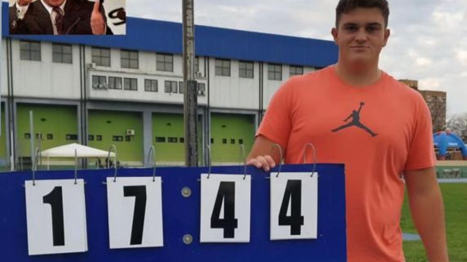 Con el atleta de Chillar, Juan Arrieguez, Concepción del Uruguay vivió su primera fiesta de Grand Prix. Foto: gentileza Intagram Arrieguez.