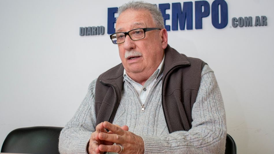Contador Horacio Daniel Aguilar, delegado presidente del Consejo Profesional de Ciencias Económicas Delegación Azul. NACHO CORREA