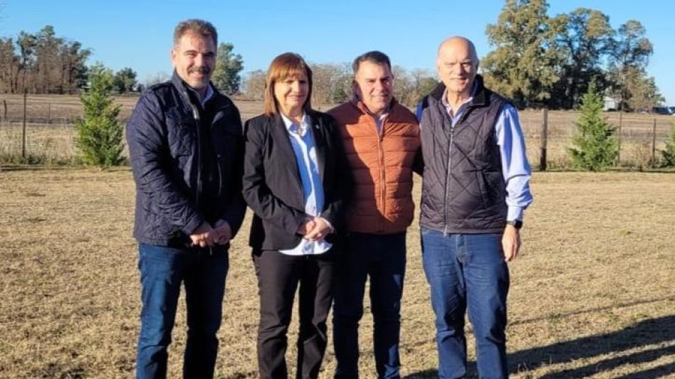 Respaldo político de Patricia Bullrich al Intendente Bertellys