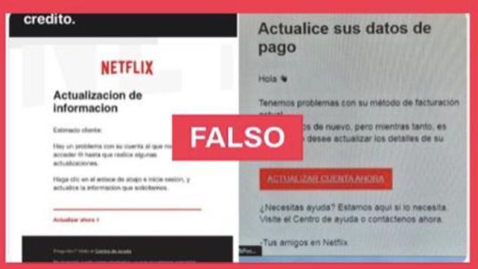 Otros dos pasos en el trayecto de la estafa, en los que se indica que 