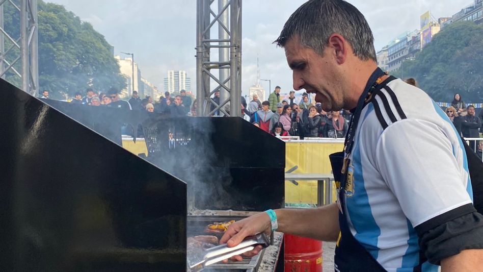 El azuleño "Cacho" Olivetto es el tercer mejor asador del país