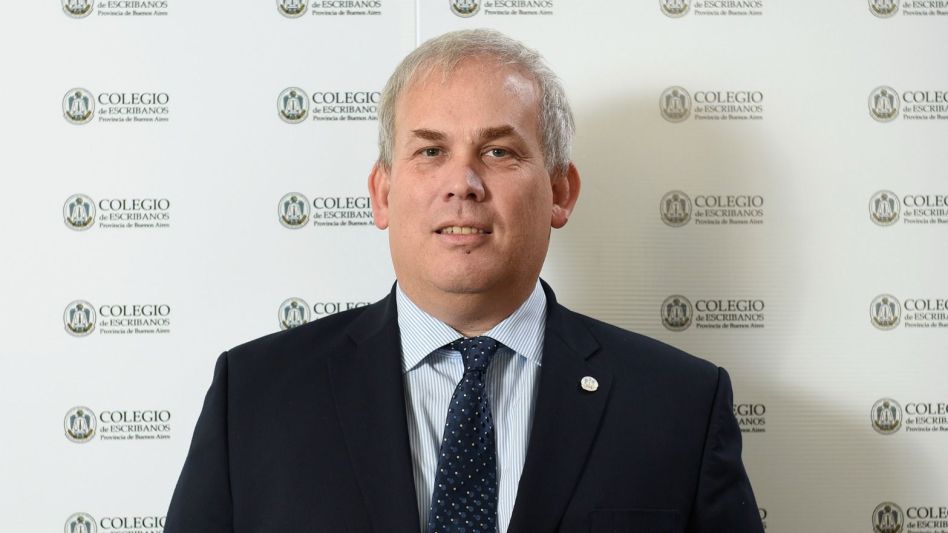 Not. Diego Leandro Molina  Presidente del Colegio de Escribanos de la Provincia de Buenos Aires