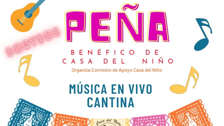 Peña a beneficio de la Casa del Niño