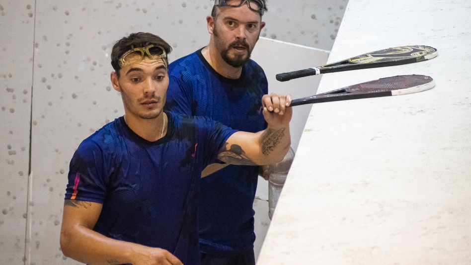 Athletic recibirá a los mejores pelotaris del país. Allí, la dupla local buscará sumar más puntos que Boca Juniors de Rauch para mantenerse en la máxima categoría de la FPPBA. Foto: Nacho Correa.