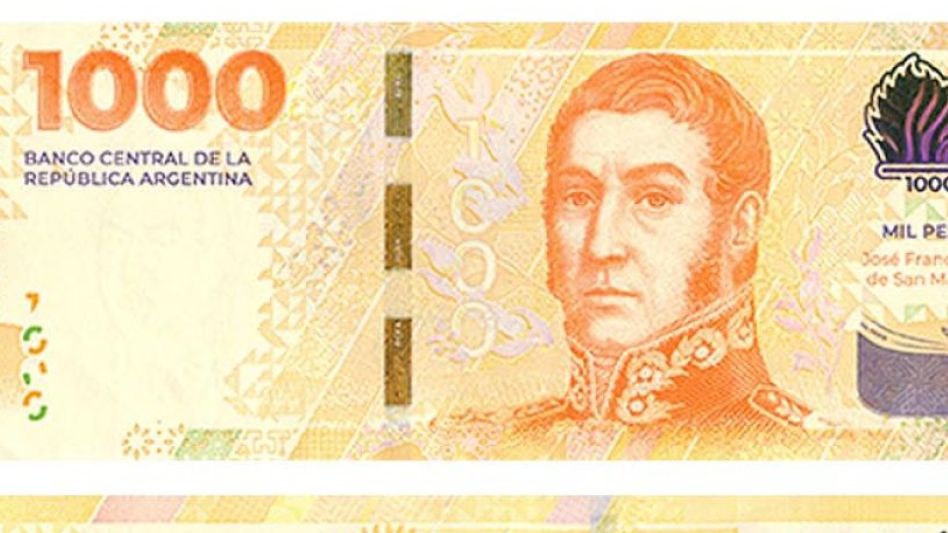 San Martín vuelve a los billetes: el Central confirmó su imagen en los de $1.000