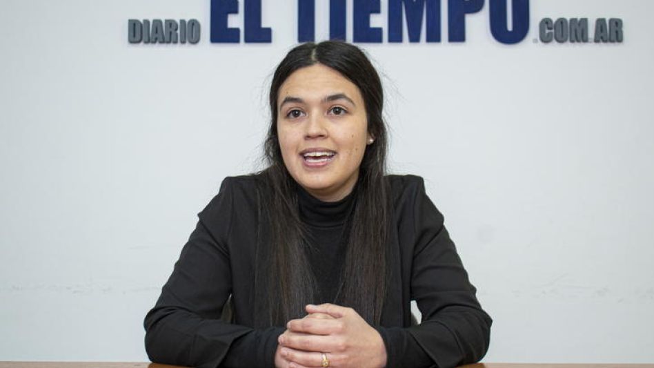 La precandidata a concejal en primer lugar en la lista del PRO, Azul Elicabide. NACHO CORREA