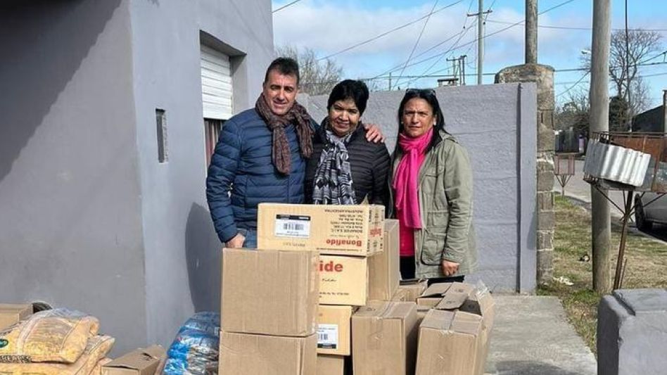 Margarita Barrientos visitó Azul, dejó  ayuda concreta y profundísimas lecciones  
