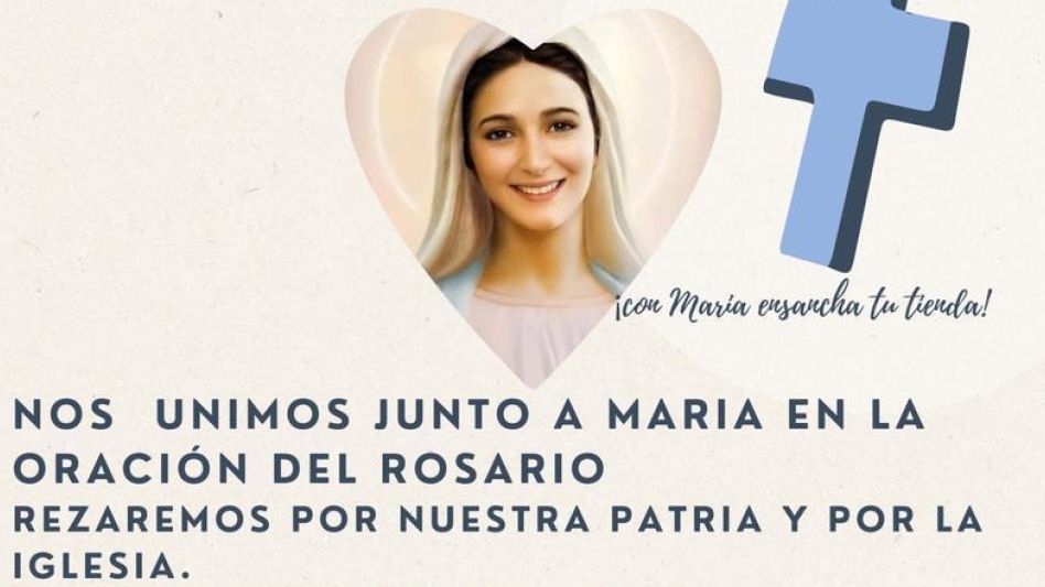 Convocatoria para  rezar el rosario