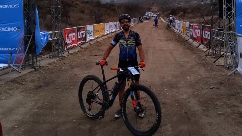 Ramiro Sottile terminó en la séptima colocación en la categoría Master C1 en el Campeonato Argentino de XCO, que se realizó en La Calera, Córdoba. Foto: FACEBOOK RAMIRO SOTTILE