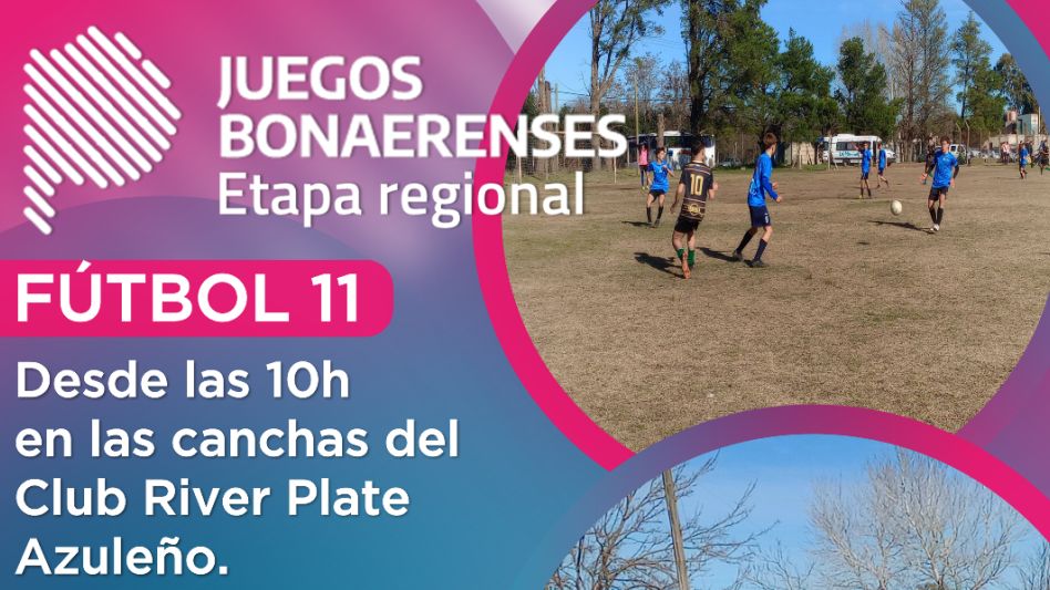 Juegos Bonaerenses: Azul sede de los regionales de fútbol 11 masculino