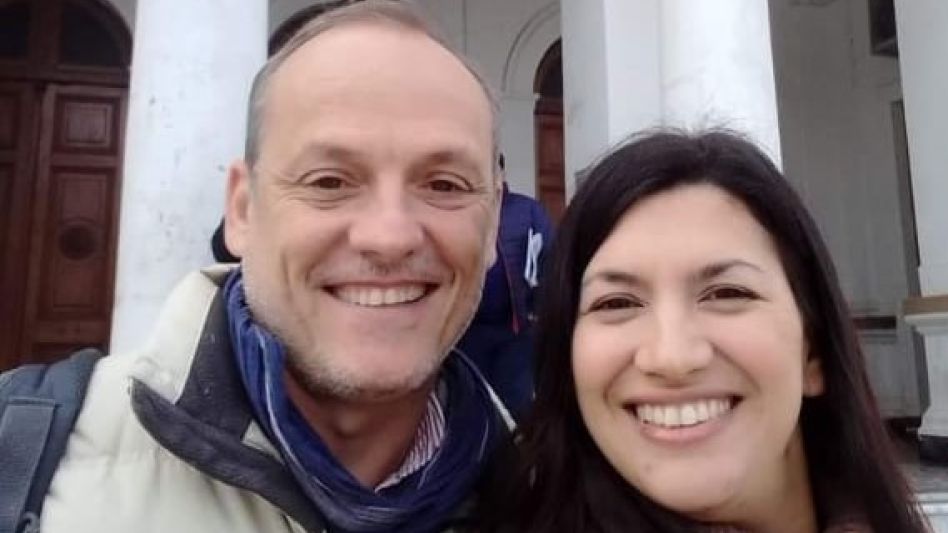 Leopoldo Marchisio y Agustina Bauché, precandidatos a concejal en la lista que encabeza Hernán Bertellys.