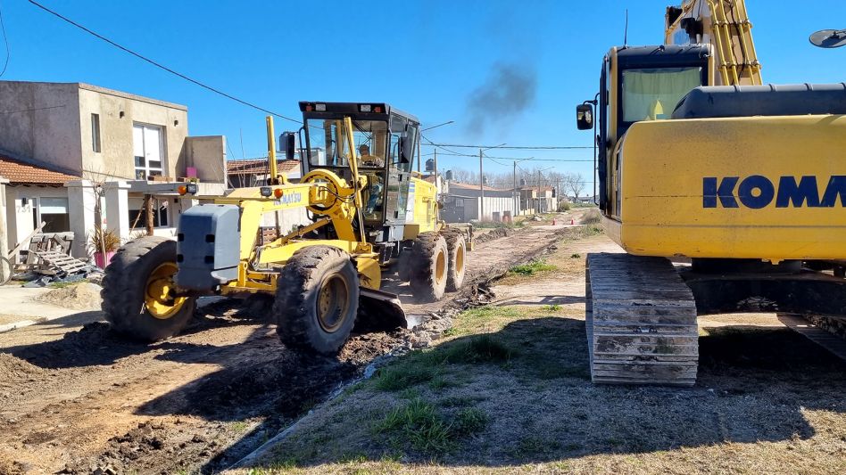 Comenzó la obra de consolidación de calles de tierra