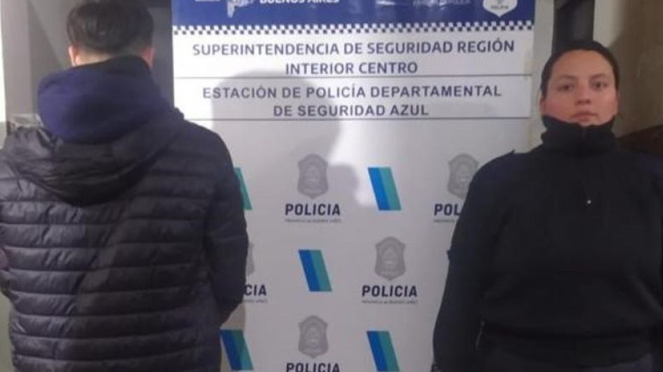 Un joven figura acusado de varios hechos de violencia de género y desde hace dos días está detenido. SECCIONAL PRIMERA AZUL/PBA