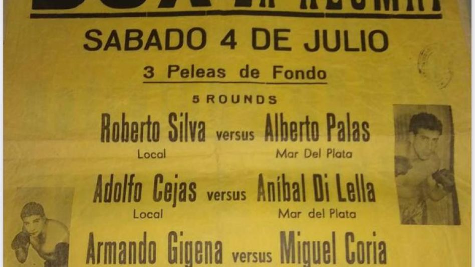 Póster de festival en Alumni, década del 60.