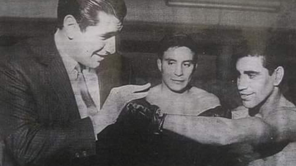 El gran Juan Carlos ?Tito? Lectoure dando cátedra a Adolfo Cejas y Armando Gigena.