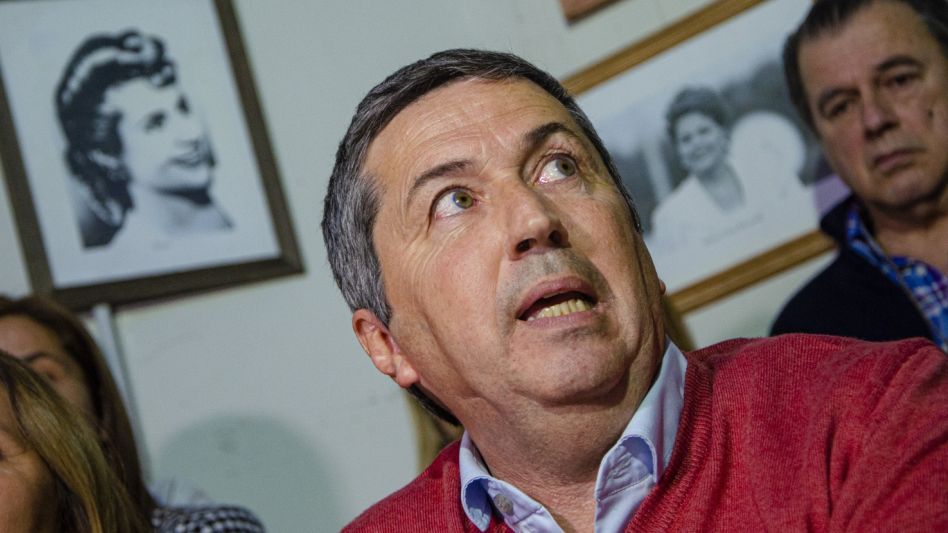 Seoane el día que presentó la lista que obtuvo el segundo lugar dentro de la interna peronista en las PASO 2023. 