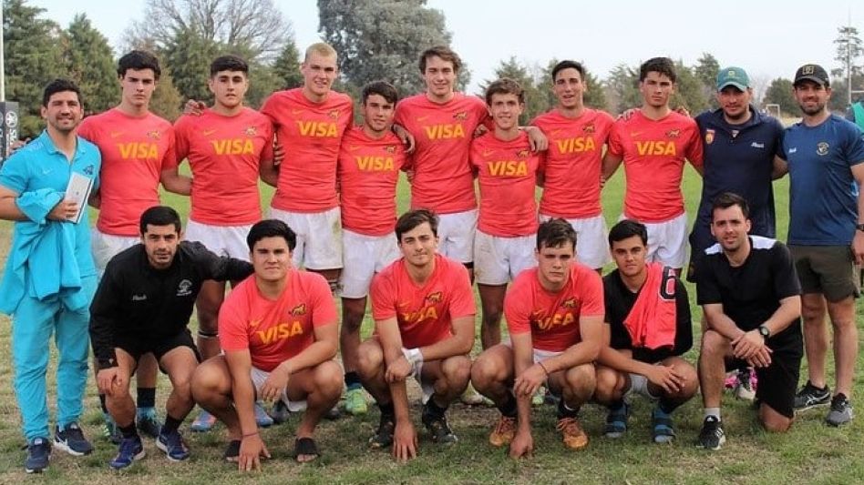 Los azuleños en el equipo de Buenos Aires. Sorondo y Penoucos formaron parte de una jornada histórica para el seven de nuestro país.
