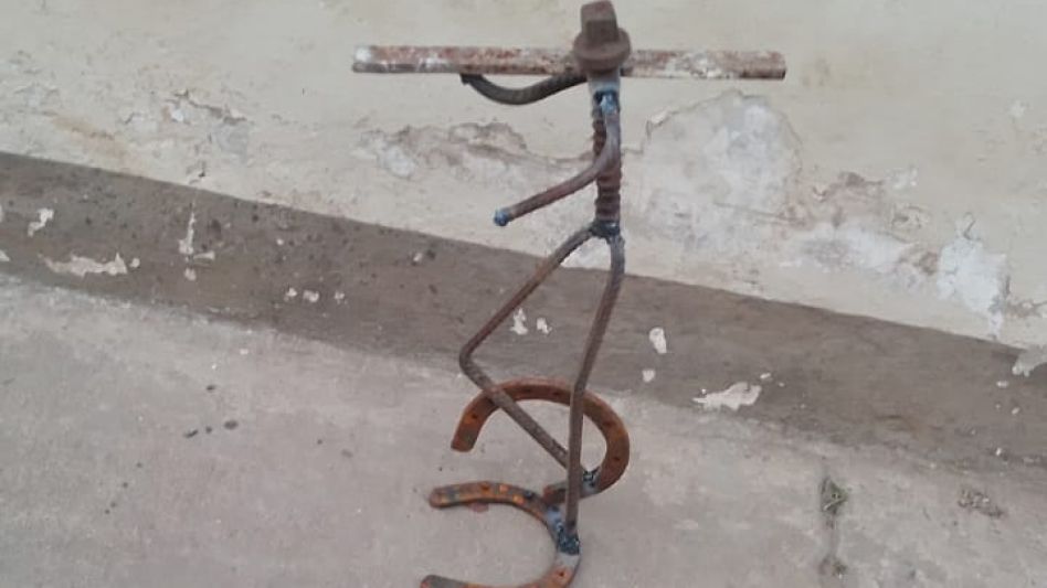 La escultura que sorteará el sábado en el Museo Comunitario: 