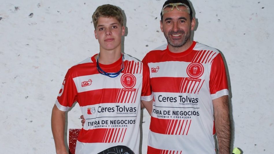Agustín Gelso y Martin Martínez fueron los ganadores de la primera fecha de Cuarta Oeste categoría que pertenece a la FPPBA. Foto: gentileza Facebook Imag, de Chillar.