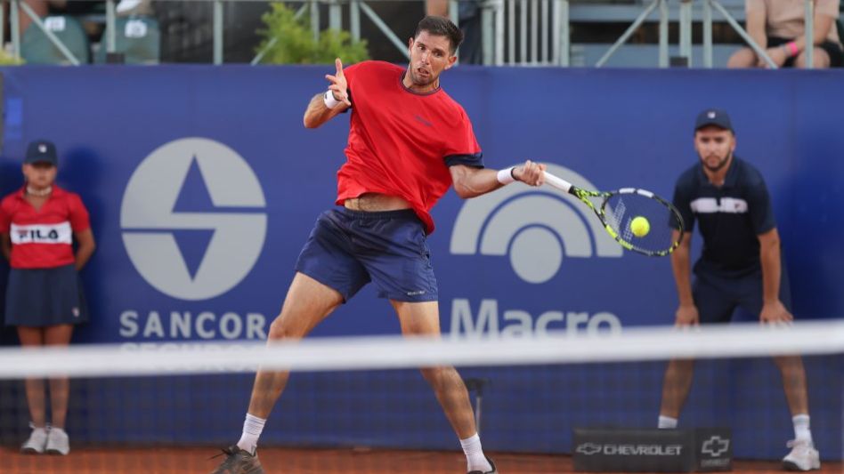 Federico Delbonis, entre los invitados a Santa Fe. Foto: archivo - internet.