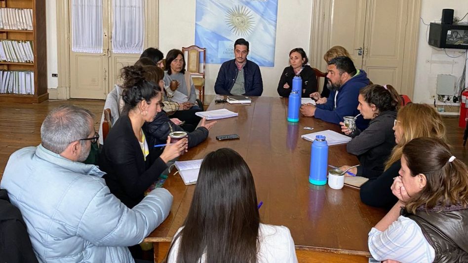 Un tramo de la reunión que se concretó el día miércoles en el recinto del Concejo Deliberante de esta ciudad. PRENSA/CONCEJO DELIBERANTE