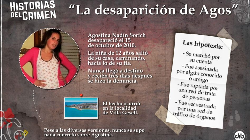 Agostina, el misterio de la niña de Villa Gesell cuyo rastro se perdió para siempre