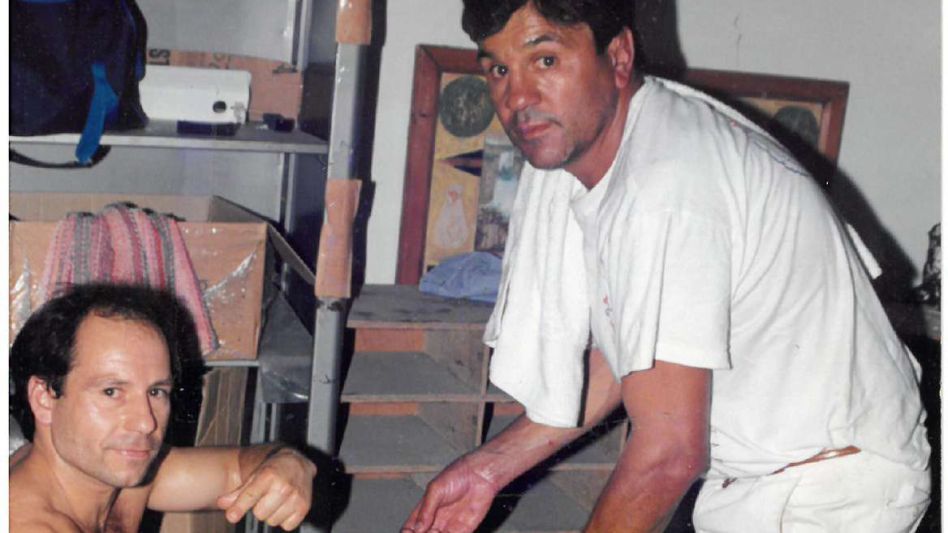 Polvorita Acosta y Antonio Oliveto.