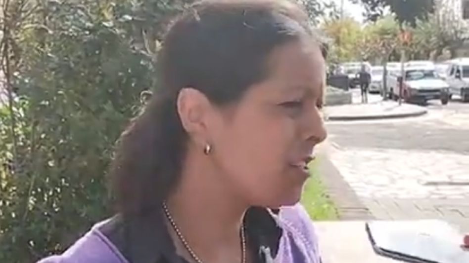 María Victoria Herrera, candidata a  intendente del FIT, emitió su voto