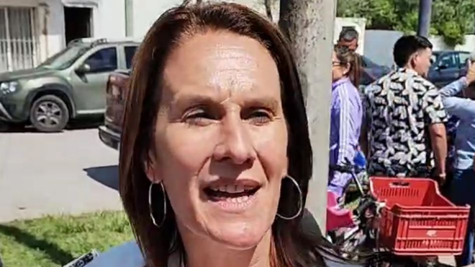Votó la candidata a intendente Natalia Colomé
