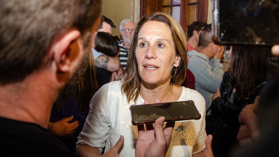 La candidata a intendente de Juntos por el Cambio, Natalia Colomé, habló sobre el resultado de la elección en la que terminó segunda por debajo del nuevo intendente de Azul: Nelson Sombra.  NACHO CORR