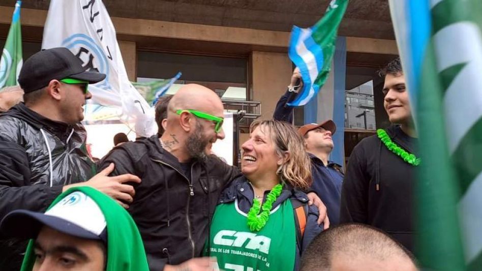 La dirigente de ATE Vanina Zurita.