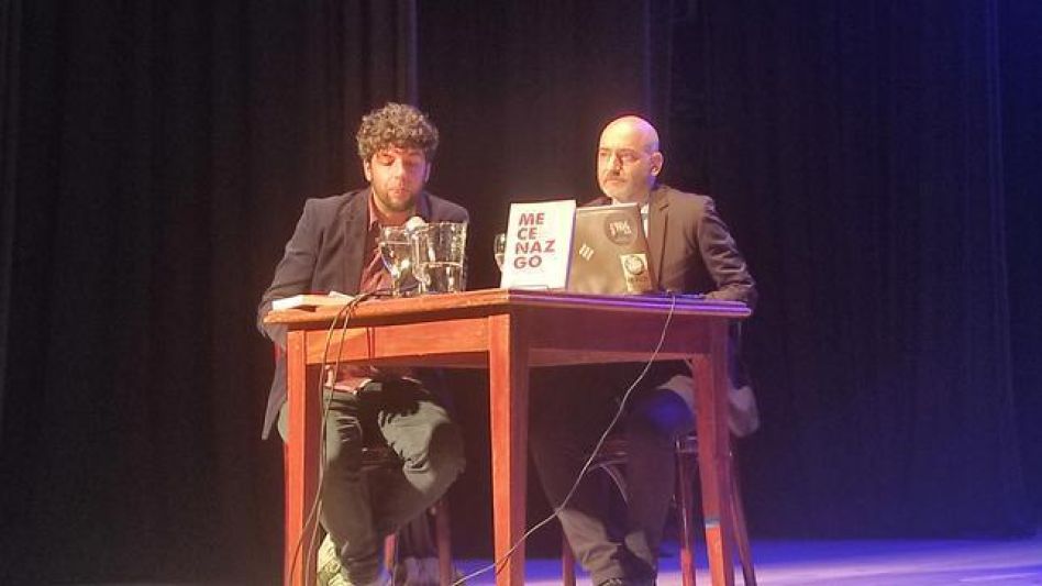 El Doctor Ezequiel Valicenti y el ex director de mecenazgo de la Nación y de CABA.  