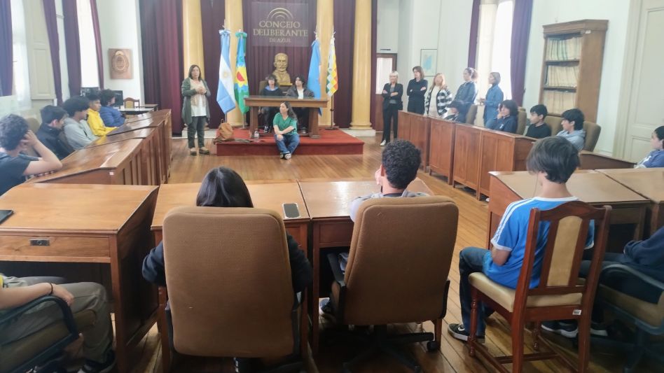 Alumnos de la Escuela Técnica 2 visitaron el Concejo Deliberante 