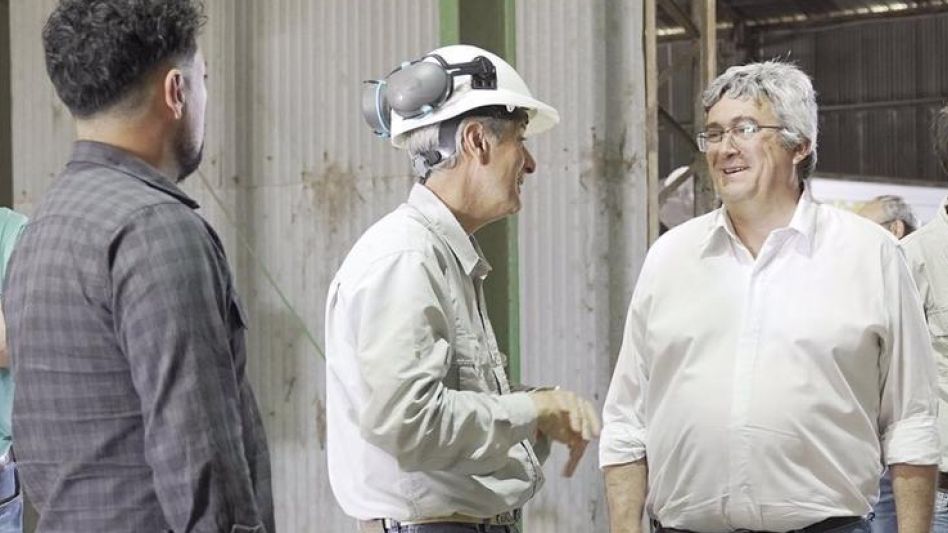 El titular de Desarrollo Agrario visitó el Centro Cooperativo Primario de Rojas. X @JAVORODRIGUEZ