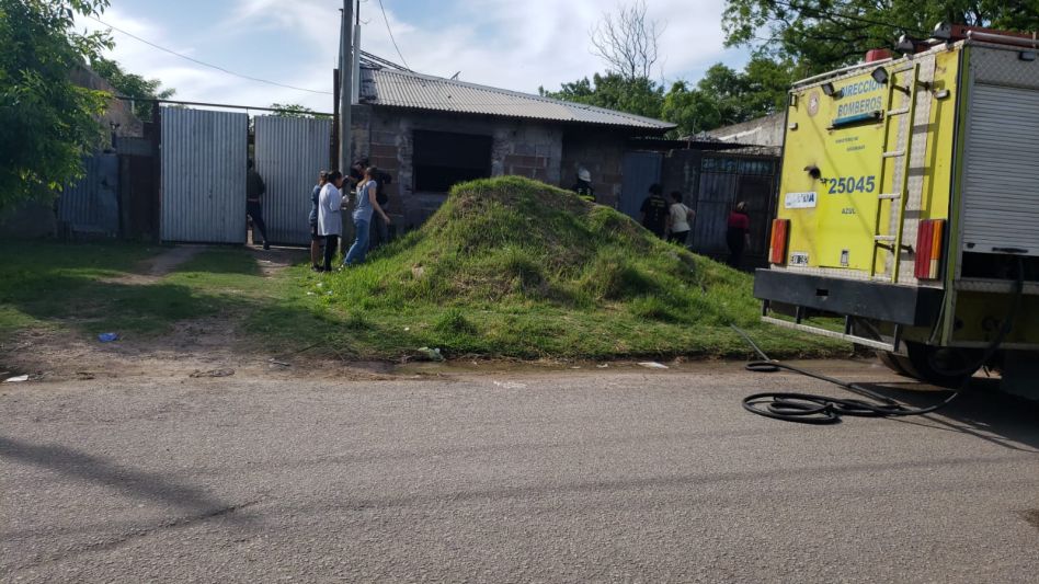  Incendio en una casa situada sobre la calle Jujuy.