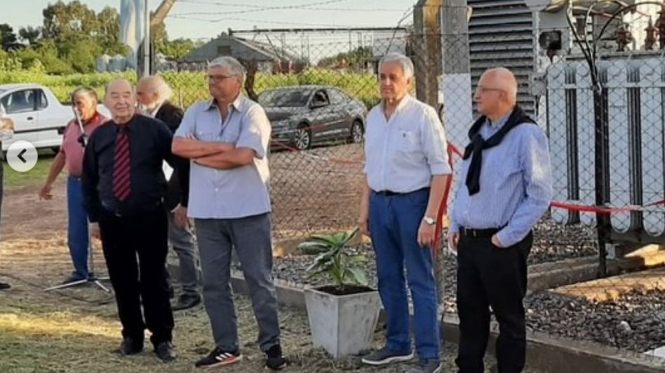 Inauguración nuevo trafo en Chillar