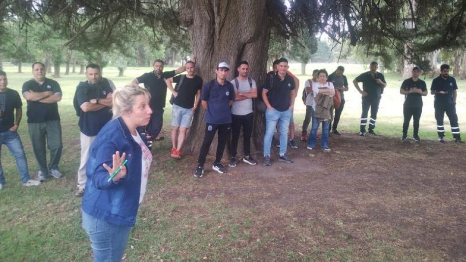 La dirigente de ATE Provincia Vanina Zurita. PRENSA ATE