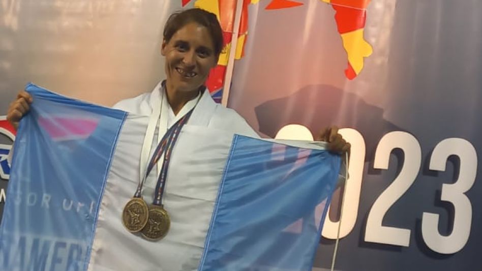 Vanina Flamengo logró ganar dos veces la medalla de oro en el Tercer Campeonato Sudamericano de Taekwondo ITF que se llevó a cabo en Mar del Plata.