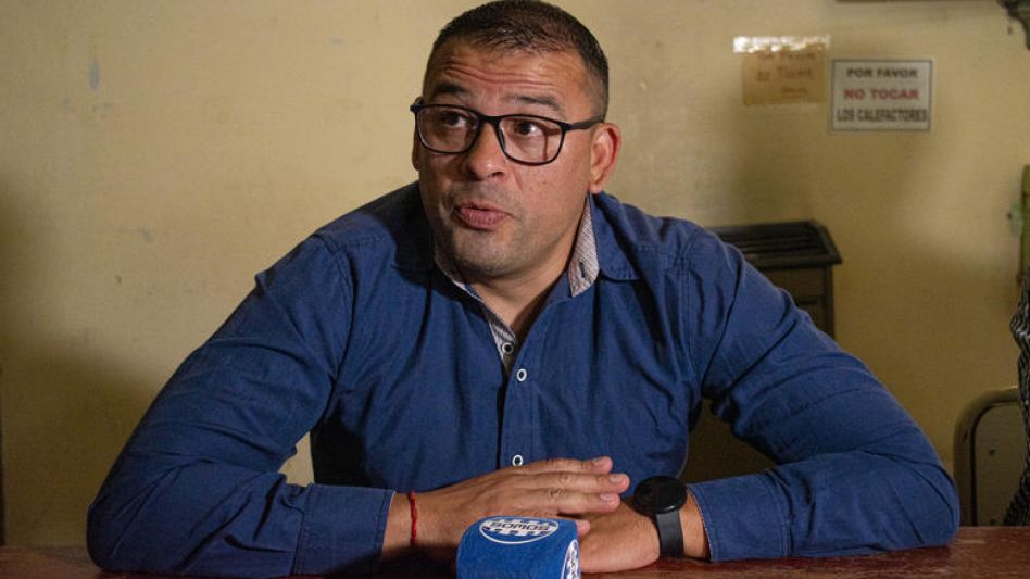 Ignacio Gauna, tesorero del Consejo Escolar de Azul. NICOLÁS MURCIA