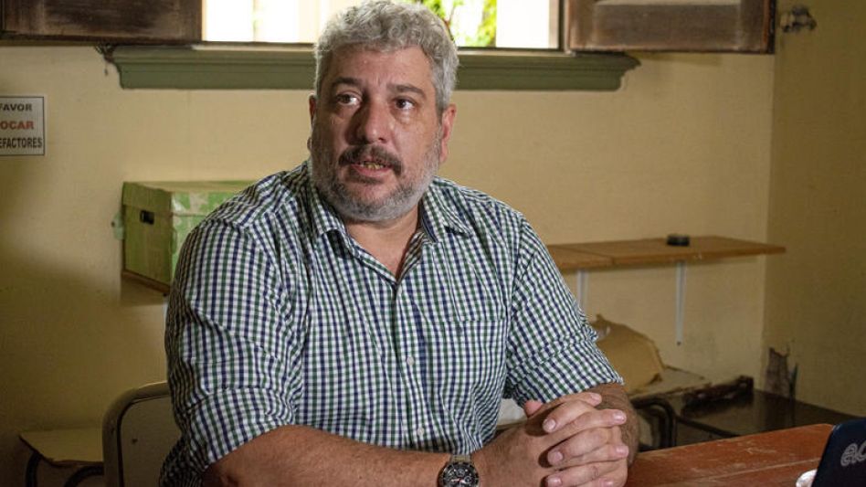 El titular del Consejo Escolar de Azul, Pablo Cúpparo, NICOLÁS MURCIA