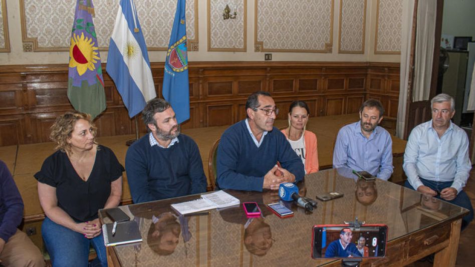 El intendente electo Nelson Sombra dio a conocer parte del gabinete que lo acompañará durante su gestión. NICOLÁS MURCIA  