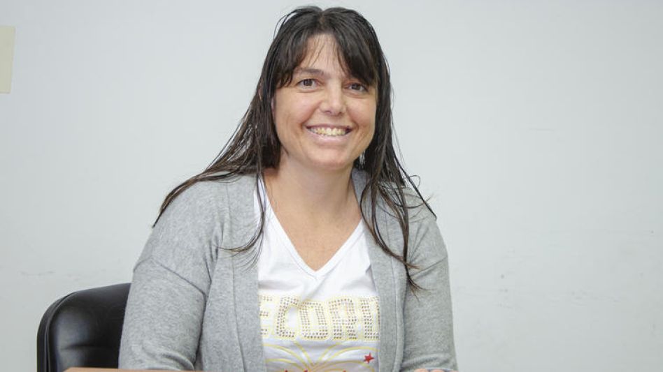 Guadalupe Camozzi dialogó con EL TIEMPO sobre aspectos que atañen al Instituto Superior de Formación Docente y Técnica Nro. 2.  NACHO CORREA  