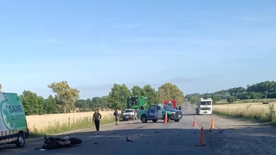 Tragedia en Olavarría: un hombre murió al chocar en motocicleta con una camioneta que manejaba su hermano