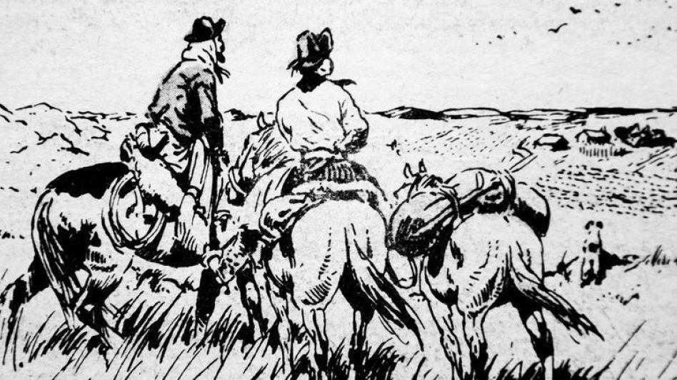 La Boca de las Sierras. (Ilustración de Rapela) ARCHIVO EL TIEMPO/HEMEROTECA J.M. OYHANARTE