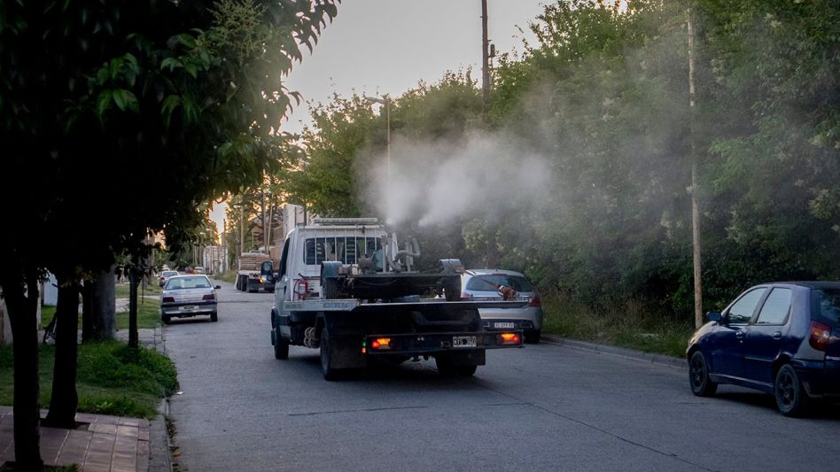  El Municipio fumigó en diferentes zonas de Azul 