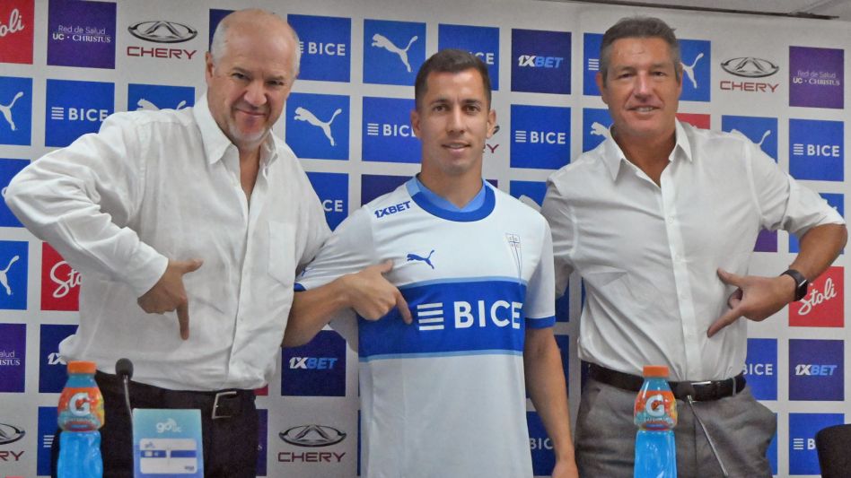 Agustín Farías lleva muchos años en el fútbol chileno. En este 2024 defenderá los colores de la Universidad Católica.