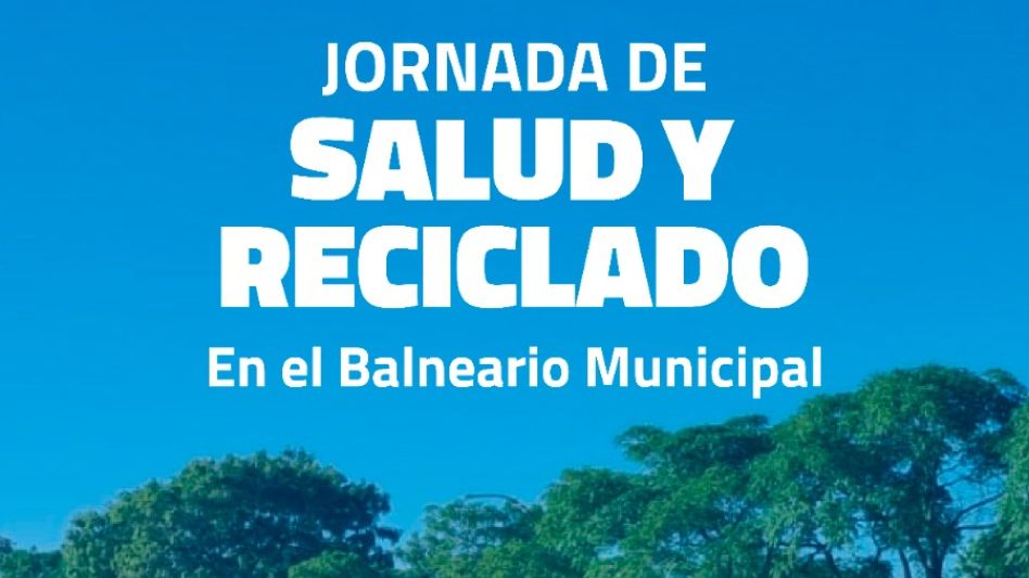 Actividades sobre salud y reciclado en el Balneario